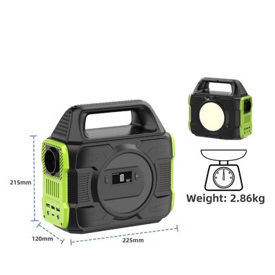 カスタマイズ可能な色 300W 携帯太陽光発電機 取れるバッテリーとインバーター