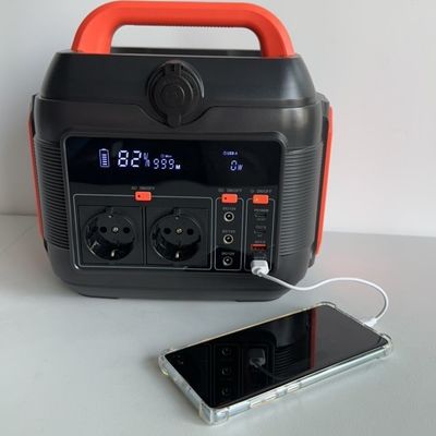 アメリカンスタンダードACソケット ポータブルモバイルパワー 600W 屋外キャンプ用