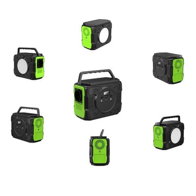 200W AC アウトプットソーラーパネル充電とLEDライトの屋外モバイル発電所