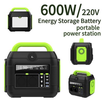 500W多機能ポータブルパワーバンク 600WACソケットオプションと消費