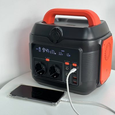 バルコニーRV 携帯モバイル発電機 強い光 LEDライトとC1型入力/出力