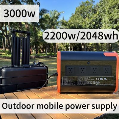 オーダーメイド 2200W リチャージ可能な LiFePO4 バッテリー 屋外キャンプ用 エネルギー システム