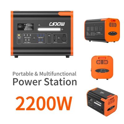 型C 3*18W/2*100Wと2500Wのリチャージ可能な太陽光パネル付きのポータブルパワーバンク