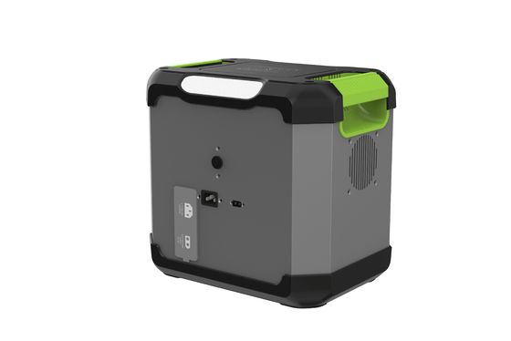 清潔エネルギーソリューション 1500W サイヌ波AC 入力 太陽光発電機 携帯発電所