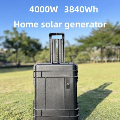 屋外エネルギー貯蔵 LiFePO4 バッテリー 4000W 携帯太陽光パネル キャンプ用発電所
