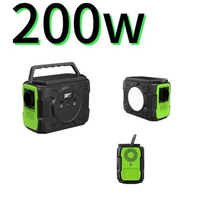 高可動性ポータブル太陽光発電所 4W LEDライト 安定点灯 200W出力