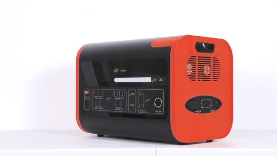 2200W40ah ワイヤレス充電 太陽エネルギー貯蔵 発電所 ホットオレンジとブラック