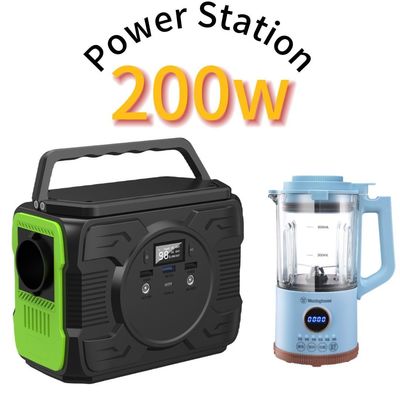 200W/173wh リチウム電池 EC5出力12V/200-300Aの携帯太陽光発電所