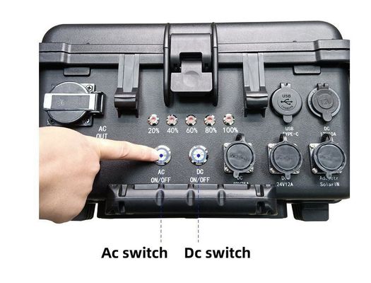 3000Wポータブルキャンプ用太陽光発電所 純正正弦波インバーター LiFePO4 バッテリーバックアップ
