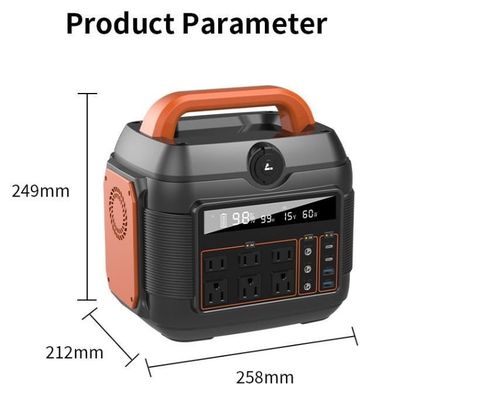600W/576wh 屋外および家庭用電力供給ソリューションのための緊急発電所