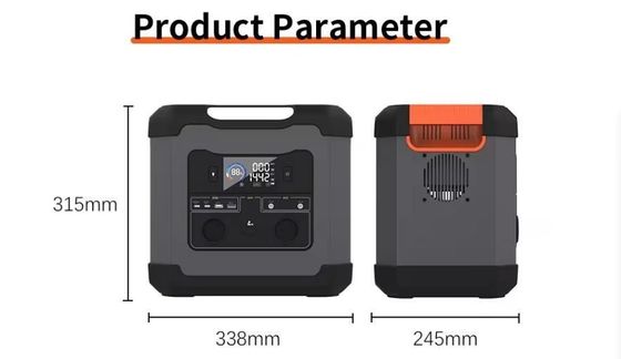 携帯 1500W/1344wh 太陽光発電機 災害対策のための携帯電源