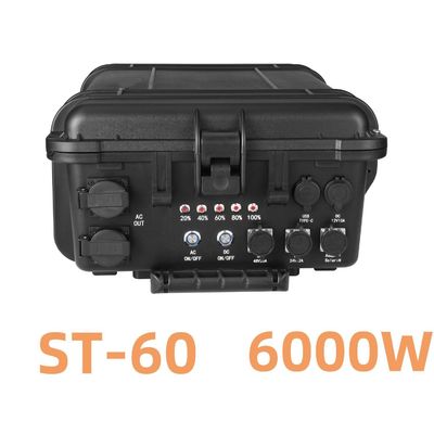 6000W 携帯充電可能な太陽風力発電所