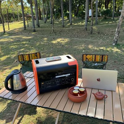 40ah/2200W/2048wh ホット オレンジ 家庭用 携帯型 屋外用 貯蔵 電力 ステーション