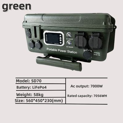 リチウム電池 6kw/7kw/5kw 酸素生産と照明のためのポータブル発電所