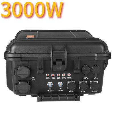 黒色 3kw 5kw 6kw 家庭用スタンバイ型携帯発電所 CE.Un38.3 認証