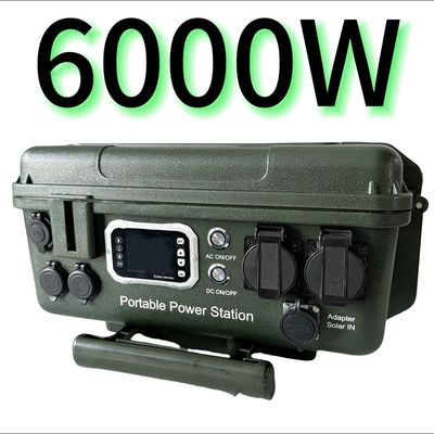 MPPTコントローラー 6000W/6048wh 製品用の携帯型AC/DC屋外モバイル発電所