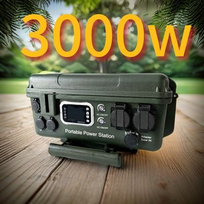 家庭用・キャンプ用3000W携帯電源ステーション USB-C 45Wカットダウン電圧 35V±0.05V