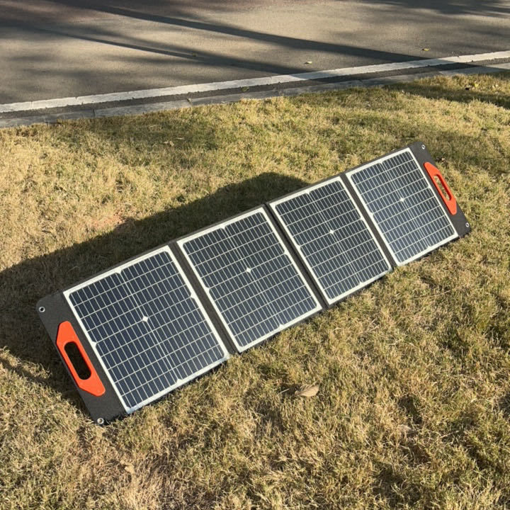 モバイル電力用100W太陽光パネル 56*63.2*4.5cm 折りたたみのサイズ 軽工業用
