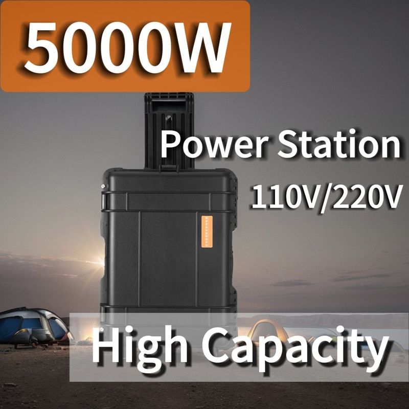 5000Wのソーラー発電機で充電する 8000Wのピークパワー 6-7hの充電時間