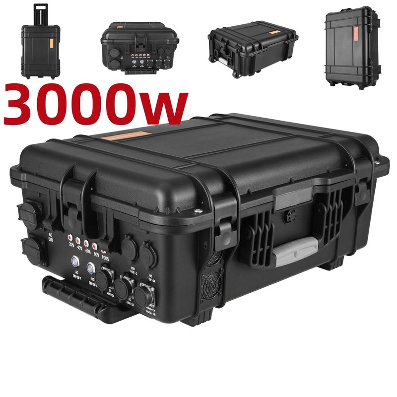 220V/230V 静かなポータブル発電所 エネルギー貯蔵システム 6〜7時間の充電時間