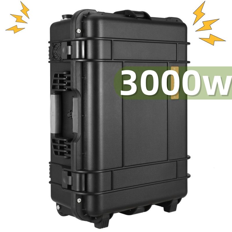 3000wh 高容量 LiFePO4 リチウム電池 角磨機用の携帯電源装置
