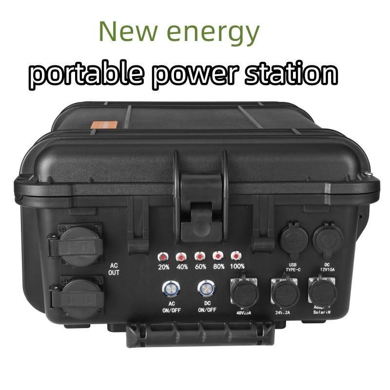 トルナリー リチウム電池 6000W 屋外キャンプ用ドローン撮影用太陽光発電機