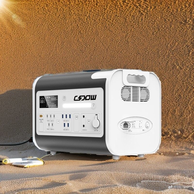 25kg ポータブル太陽光発電所 2048wh 容量 2200W-2400W 太陽光発電機