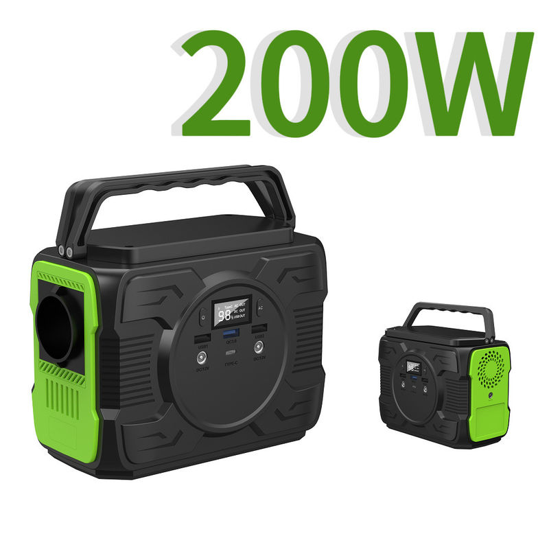 QC3.0出力9V/2Aと名乗容量173whのポータブル発電機200W