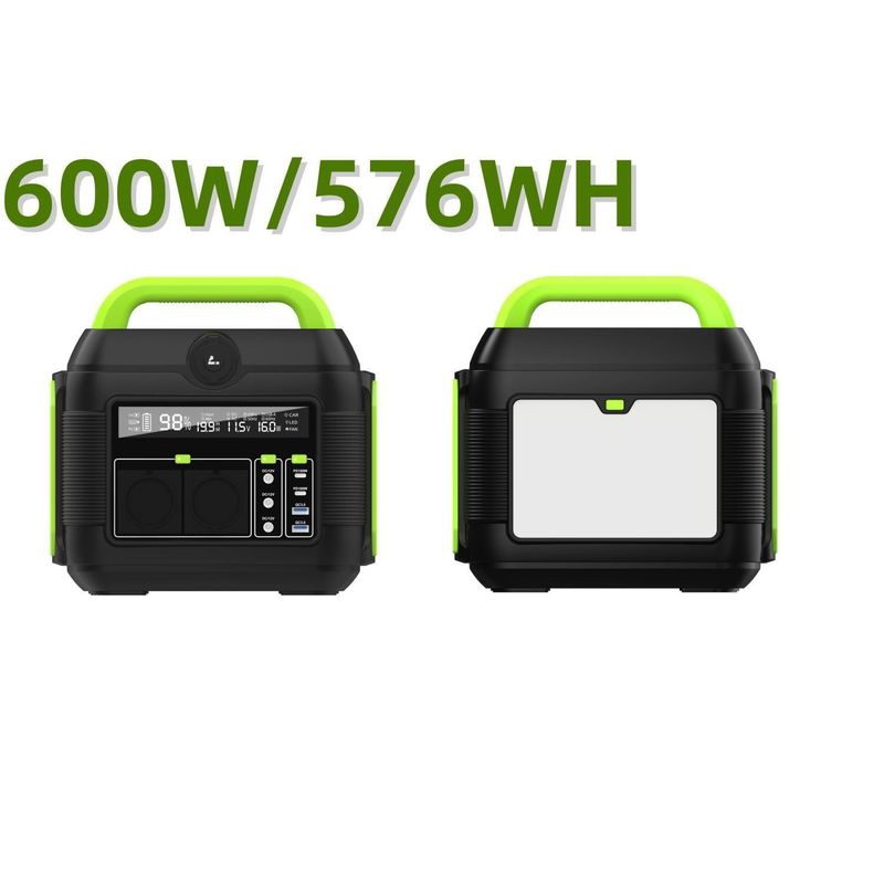 MPPT 600W AC110V AC220V リチウム電池パック キャンピングカーRVハイキング用の携帯太陽光発電所