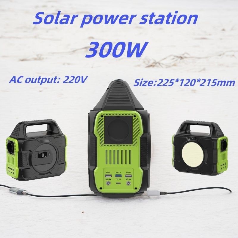 再生可能エネルギー貯蔵 屋外キャンプとドローン充電用の300Wポータブル発電機