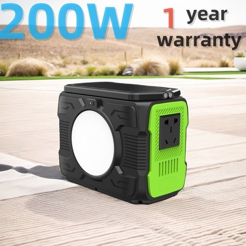 200W173wh キャンピング モバイル リチウム電池 太陽光発電機 遠隔作業用電源