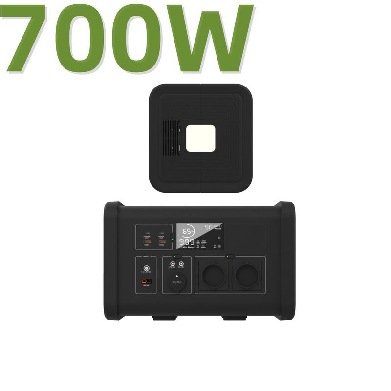 537.6wh LiFePO4 バッテリー ポータブル 発電所 キャンプやそれ以上のためのツール
