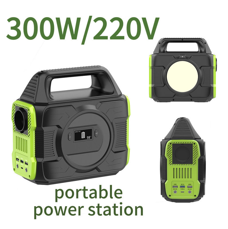 ソーラーパネルとMPPT技術付きの110V220V緊急携帯電池電源バンク
