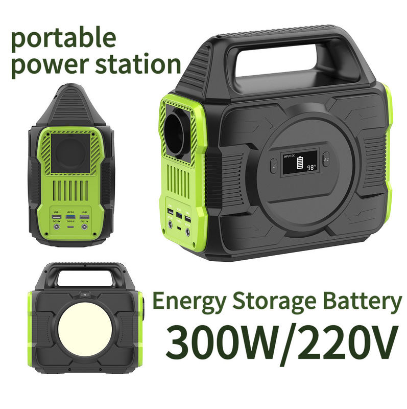 ポータブル 300W モノシリコンソーラーパネル充電器 折りたたむ式屋外キャンプ用バッテリー