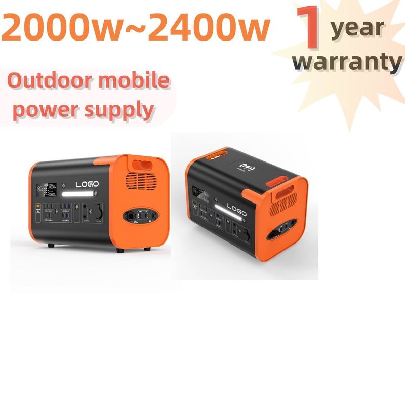 黒 2024 製品 2000W/2200W/2400W 携帯電源発電所 家庭用太陽光発電機