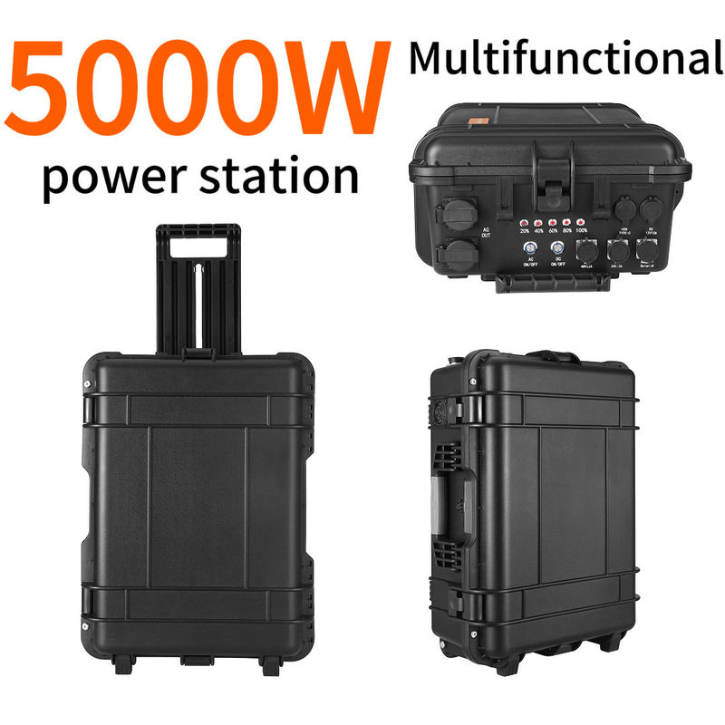 どこでも充電し続ける 8000Wピークパワー 屋外冒険のための携帯太陽光発電所