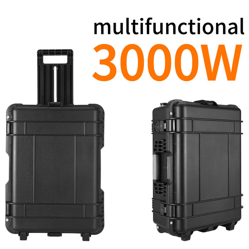 15A マックス AC 出力電流 3000W リチウム LiFePO4 バッテリー 家庭用 屋外用 携帯太陽光発電