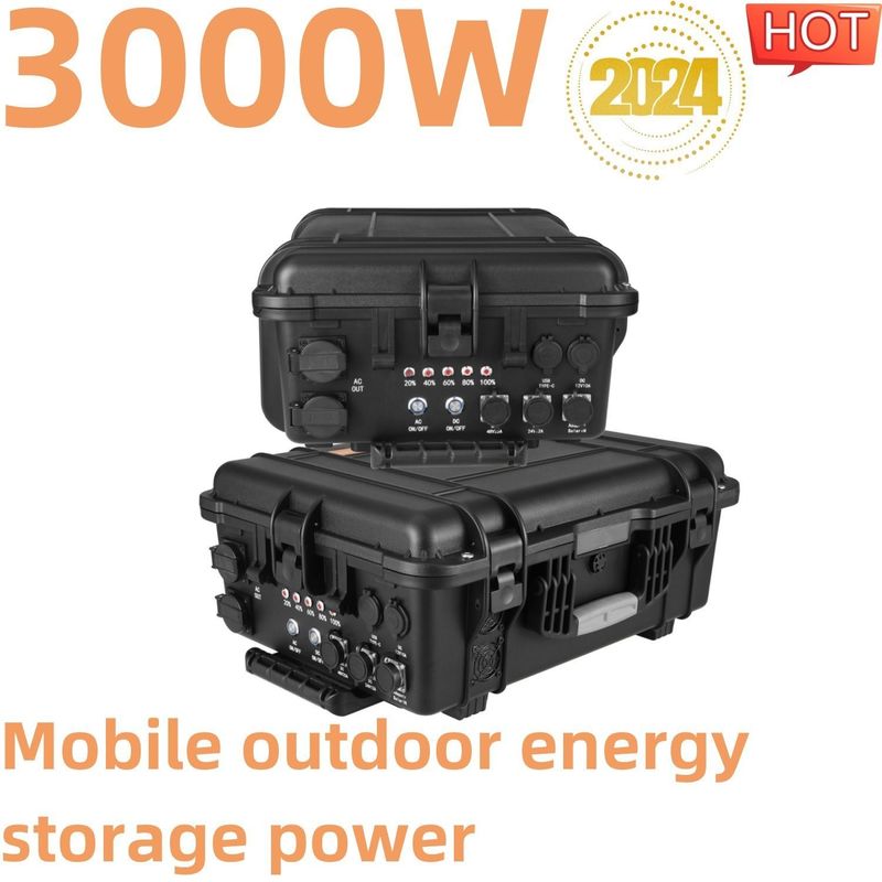 LiFePO4 バッテリー 3000W ポータブル ソーラー 発電機 緊急 バックアップとカスタマイズ