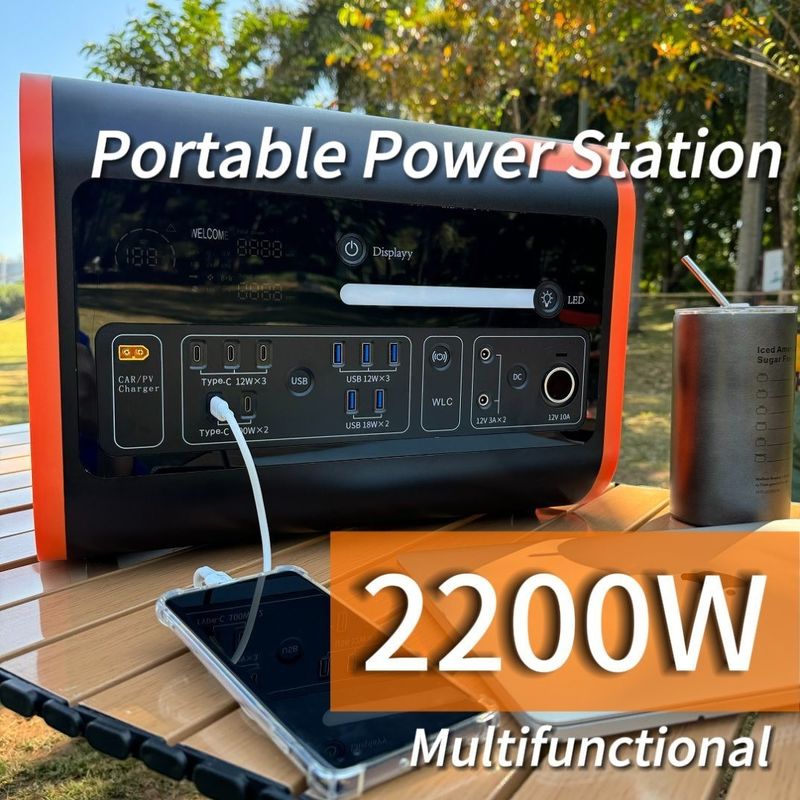 2200W キャンピング用の太陽光発電機 エコフレンドリーとカスタマイズ