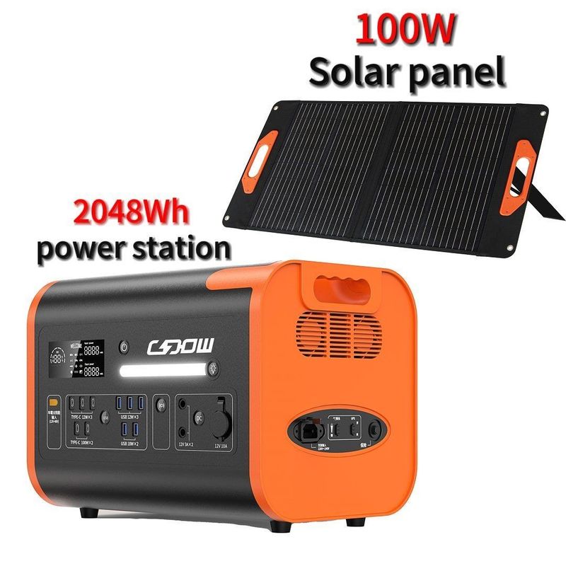 純シナス波インバーター 2200W リチウム鉄リン酸塩 携帯用緊急発電機