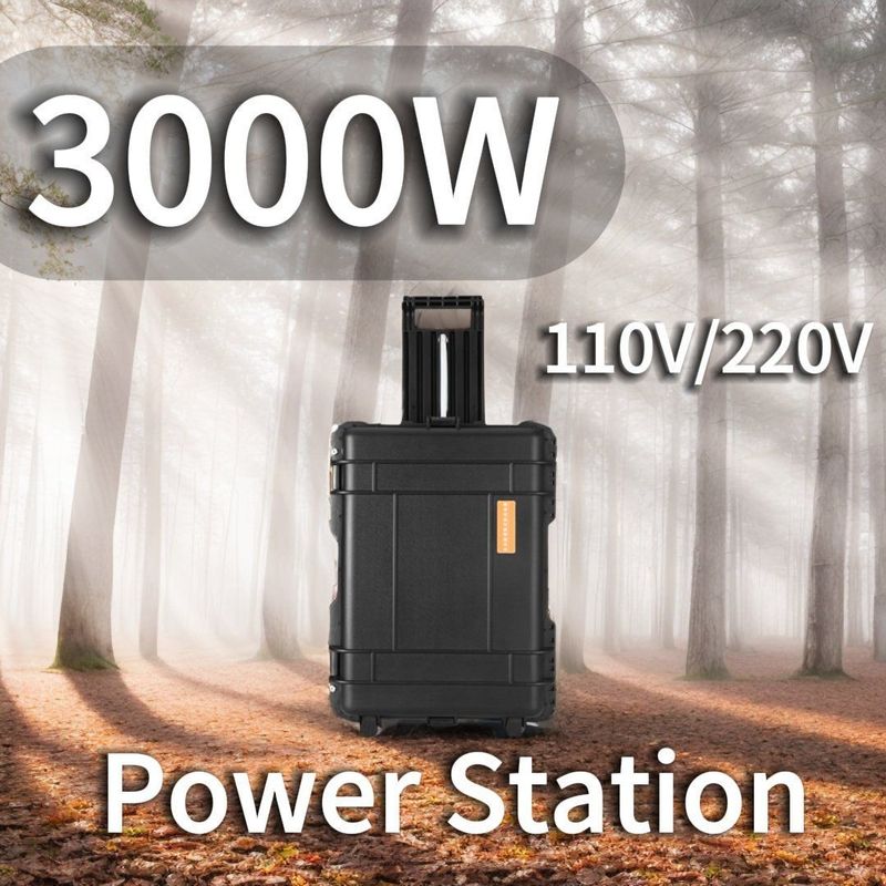 LT-30 引き取り可能な棒とLiFePO4電池付きの3000Wの屋外ポータブル発電所