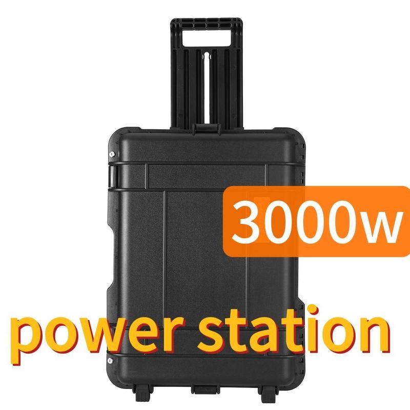 3000W 携帯型エネルギー貯蔵電源 ブラック カスタマイズ可能 CE.Un38.3 認証