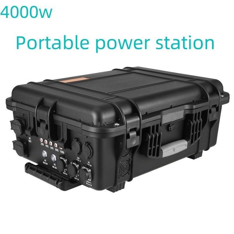 LT-40 4000W ポータブル電源発電所 110V/220V ピーク 4400W 緊急露天旅行キャンプ