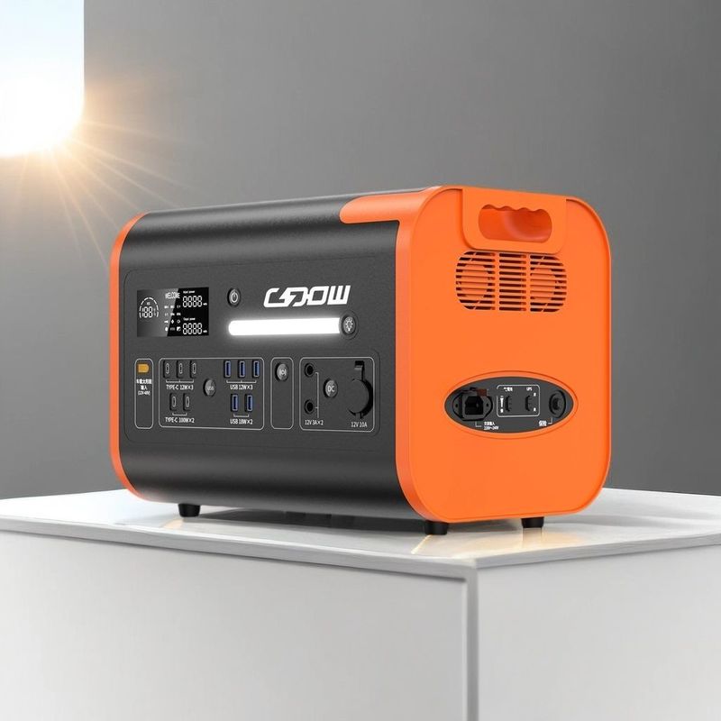 家庭用 緊急用 屋外キャンプ用 パワーバンク 発電機 2200W AC/DCインバーター