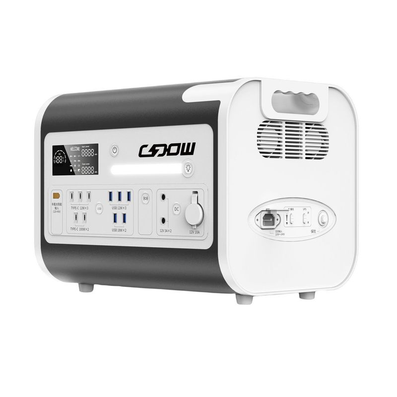 AT22 800W 太陽光充電モバイル発電所 急速充電と静かな動作