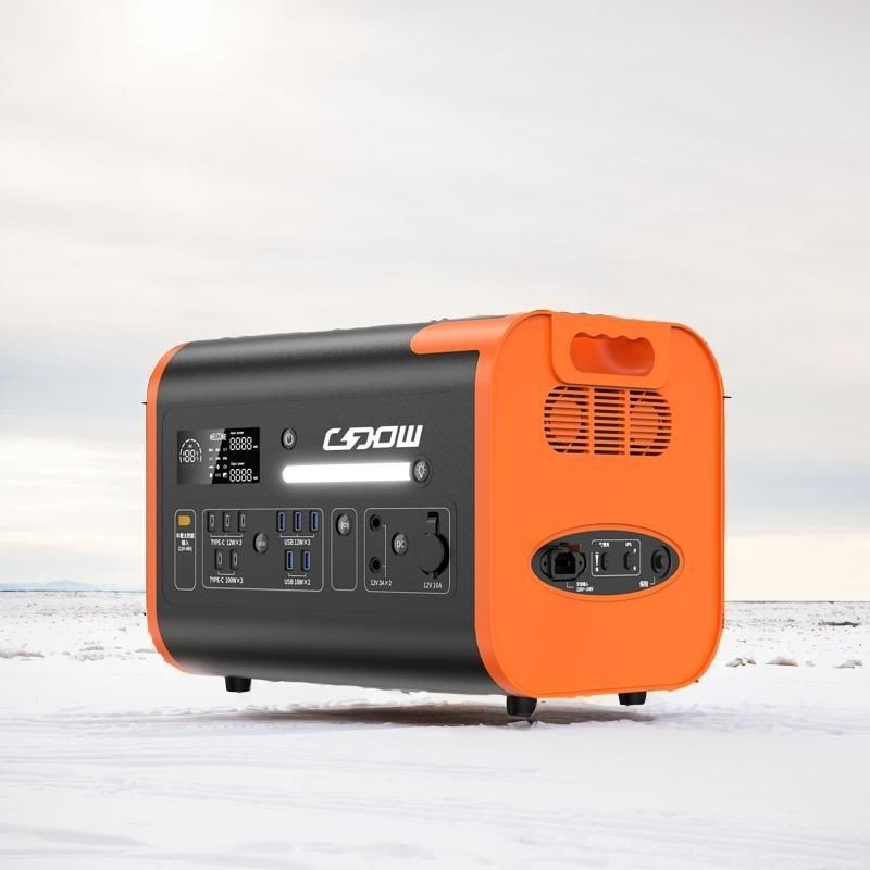 LiFePO4 バッテリー 動力 2200W 携帯型 貯蔵電源 急速充電