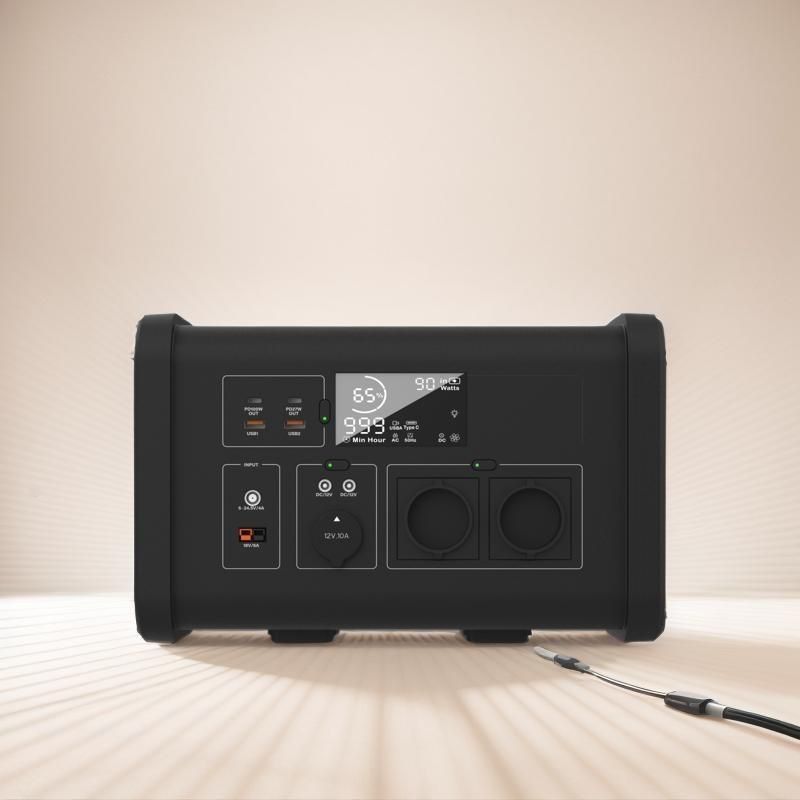 ソーラーインプット 18V/6A マックス 多機能ポータブル発電所 700W キャンプ用