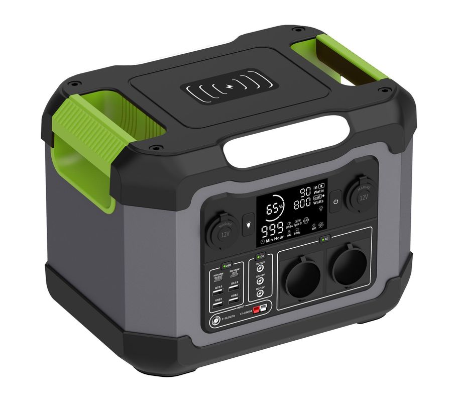 1200W AC出力 230V 携帯電源 ワイヤレス充電可能な太陽光発電機