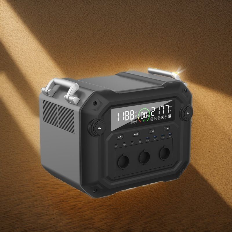 Un38.3/MSDS 試験された太陽光発電機 2500W 2000W 3000W モバイル用携帯発電所
