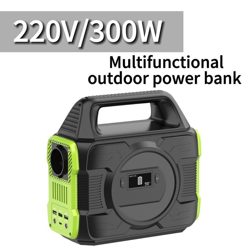 300W 220V 太陽光充電 トレジャー 家庭用 キャンプ 緊急 リチウム電池 携帯